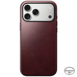 Nomad iPhone 17 Pro Max Cover Modern Leather Case Horween Burgundy