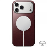 Nomad iPhone 17 Pro Max Cover Modern Leather Case Horween Burgundy