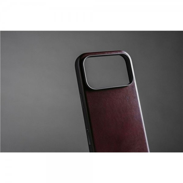 Nomad iPhone 17 Pro Max Cover Modern Leather Case Horween Burgundy