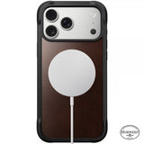 Nomad iPhone 17 Pro Max Cover Robust lædercover Horween Rustic Brown
