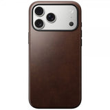 Nomad iPhone 17 Pro Max Cover Modern Leather Case Horween Rustic Brown