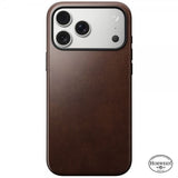 Nomad iPhone 17 Pro Max Cover Modern Leather Case Horween Rustic Brown