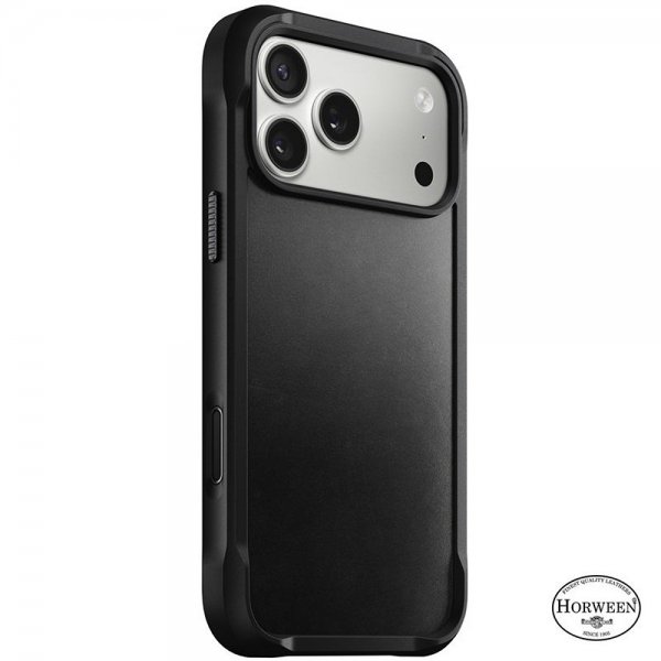 Nomad iPhone 17 Pro Max Cover Modern Læder Horween Sort