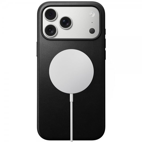 Nomad iPhone 17 Pro Max Cover Modern Læder Cover Sort