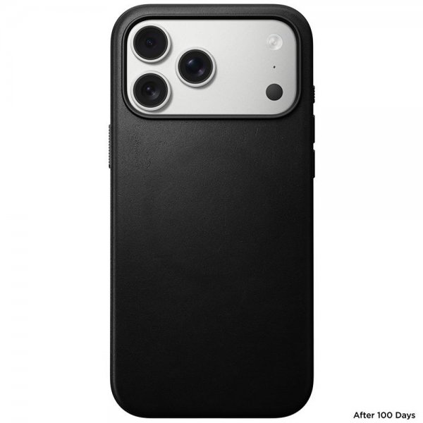 Nomad iPhone 17 Pro Max Cover Modern Læder Cover Sort