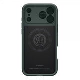 Spigen iPhone 17 Pro Max Cover Optik Armor MagFit Abyss Green