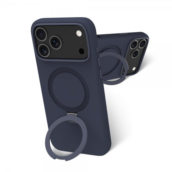 dbramante1928 iPhone 17 Pro Max Cover Roskilde MagSafe Kickstand ICON Deep Water