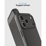 Spigen iPhone 17 Pro Max Cover Rugged Armor MagFit Marble Gray