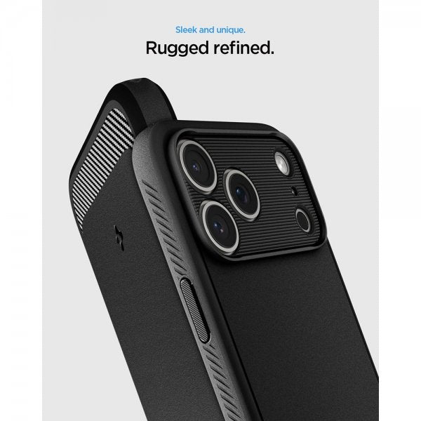 Spigen iPhone 17 Pro Max Cover Rugged Armor MagFit Mat Sort