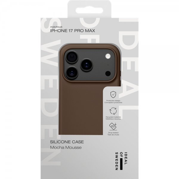 Ideal of Sweden iPhone 17 Pro Max Cover Silikone Etui MagSafe Mocha Mousse
