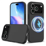 Nordic Covers iPhone 17 Pro Max Cover Silikone Feather Series MagSafe Raven Black