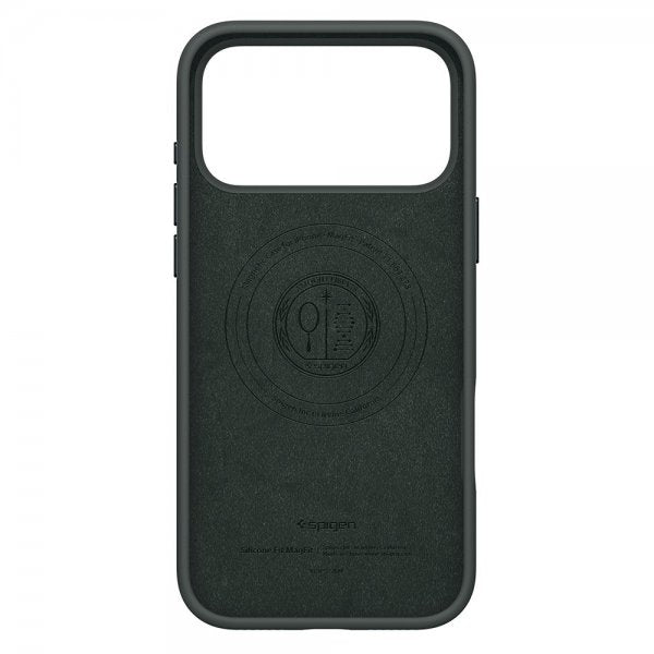 Spigen iPhone 17 Pro Max Cover Silicone Fit MagFit Abyss Green