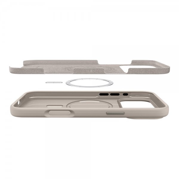 Spigen iPhone 17 Pro Max Cover Silicone Fit MagFit Stone