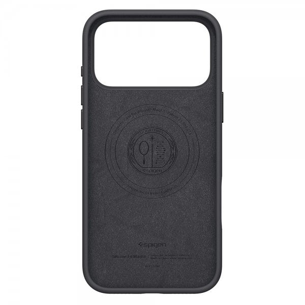 Spigen iPhone 17 Pro Max Cover Silicone Fit MagFit Sort