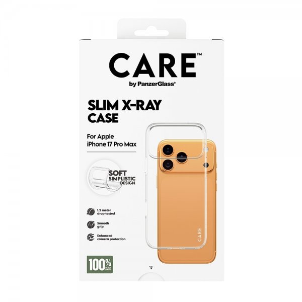 CARE by PanzerGlass iPhone 17 Pro Max Cover Slim X-Ray Transparent
