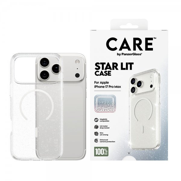 CARE by PanzerGlass iPhone 17 Pro Max Cover Star Lit MagSafe