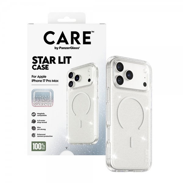 CARE by PanzerGlass iPhone 17 Pro Max Cover Star Lit MagSafe