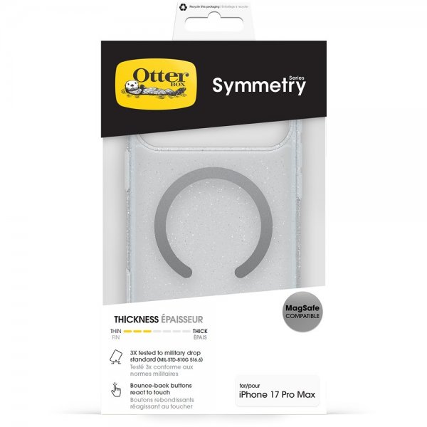 Otterbox iPhone 17 Pro Max Cover Symmetry Clear MagSafe Stardust