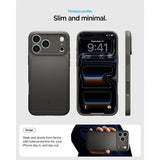 Spigen iPhone 17 Pro Max Cover Thin Fit MagFit Gunmetal