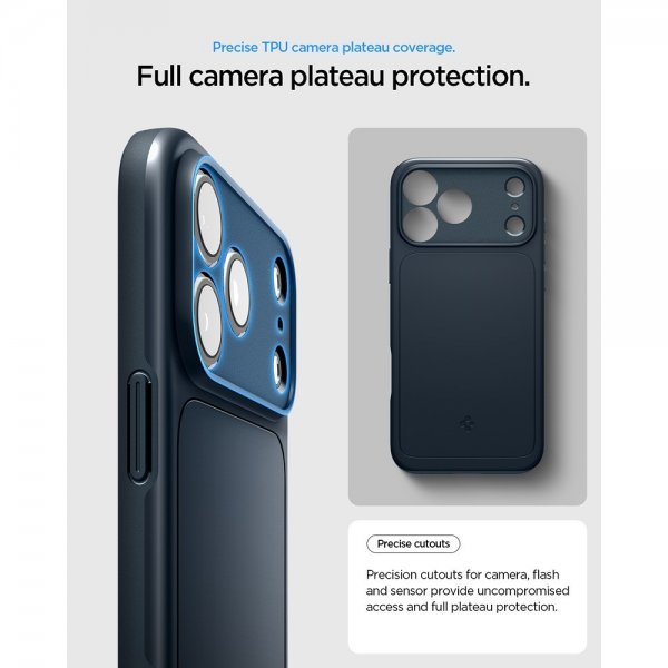 Spigen iPhone 17 Pro Max Cover Thin Fit MagFit Metal Slate
