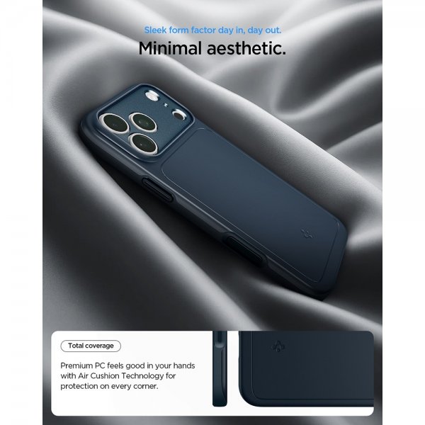 Spigen iPhone 17 Pro Max Cover Thin Fit MagFit Metal Slate