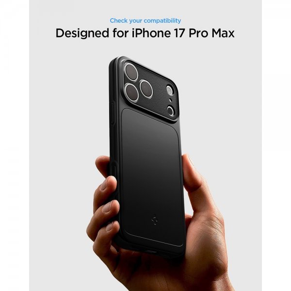 Spigen iPhone 17 Pro Max Cover Thin Fit MagFit Sort