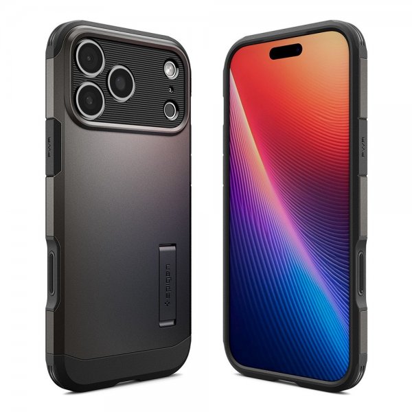 Spigen iPhone 17 Pro Max Cover Tough Armor T MagFit Gunmetal