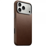 Nomad iPhone 17 Pro Max Cover Traditional Leather Case Brun