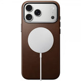 Nomad iPhone 17 Pro Max Cover Traditional Leather Case Brun