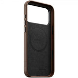 Nomad iPhone 17 Pro Max Cover Traditional Leather Case Brun