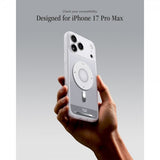 Spigen iPhone 17 Pro Max Cover Ultra Hybrid Classic MagFit Sølv