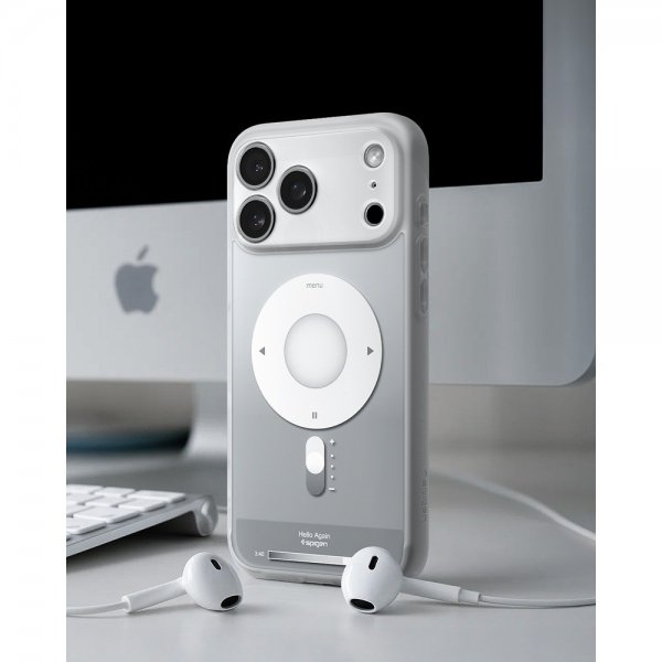Spigen iPhone 17 Pro Max Cover Ultra Hybrid Classic MagFit Sølv