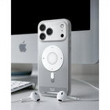 Spigen iPhone 17 Pro Max Cover Ultra Hybrid Classic MagFit Sølv