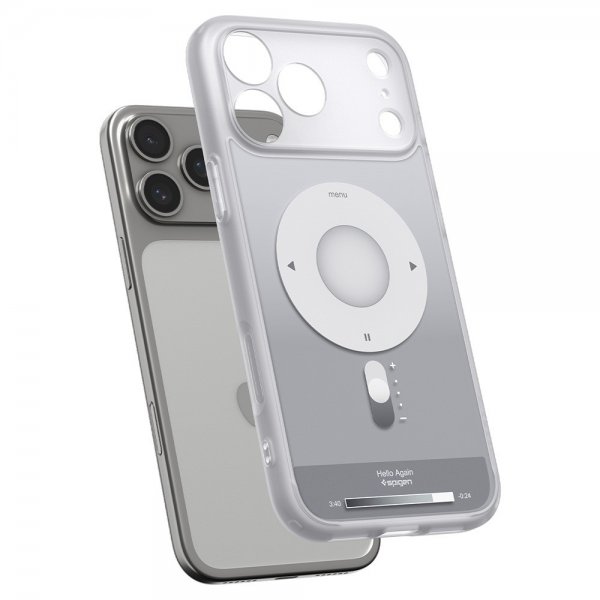 Spigen iPhone 17 Pro Max Cover Ultra Hybrid Classic MagFit Sølv