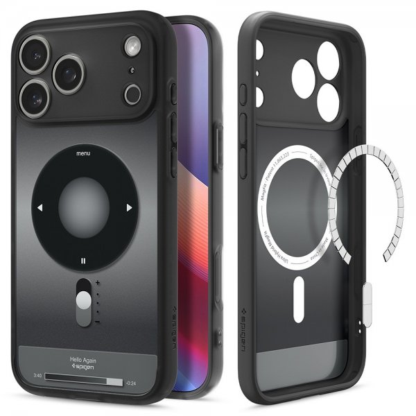 Spigen iPhone 17 Pro Max Cover Ultra Hybrid Classic MagFit Sort
