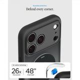 Spigen iPhone 17 Pro Max Cover Ultra Hybrid Classic MagFit Sort
