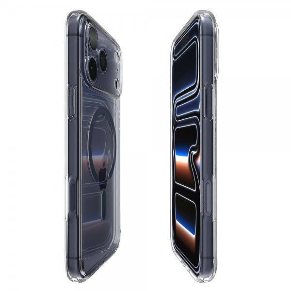 Spigen iPhone 17 Pro Max Cover Ultra Hybrid MagFit Clear Deep Blue