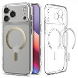 Spigen iPhone 17 Pro Max Cover Ultra Hybrid MagFit Clear Gold