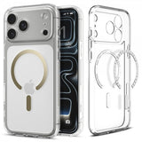 Spigen iPhone 17 Pro Max Cover Ultra Hybrid MagFit Clear Gold