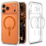 Spigen iPhone 17 Pro Max Cover Ultra Hybrid MagFit Klar Orange