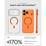 Spigen iPhone 17 Pro Max Cover Ultra Hybrid MagFit Klar Orange