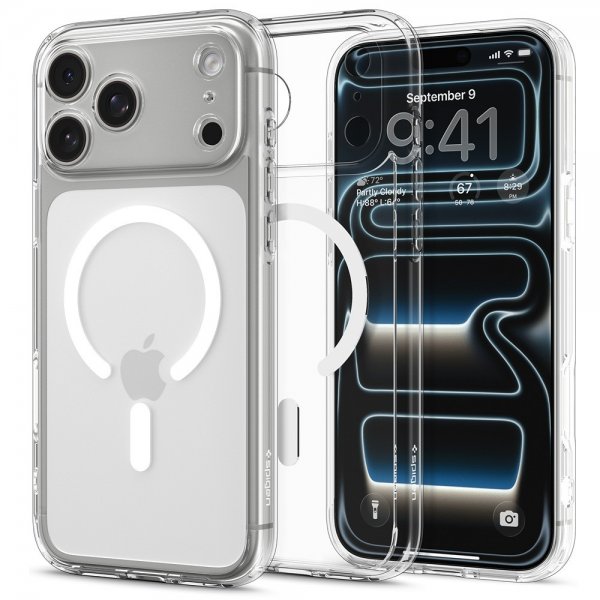 Spigen iPhone 17 Pro Max Cover Ultra Hybrid MagFit Clear White