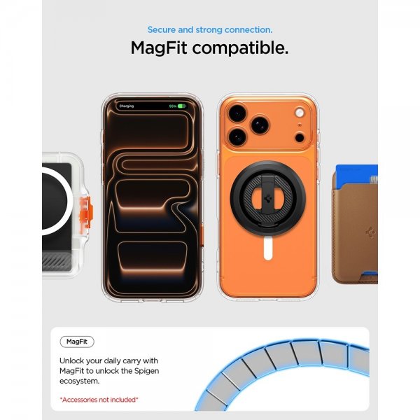 Spigen iPhone 17 Pro Max Cover Ultra Hybrid MagFit Clear White