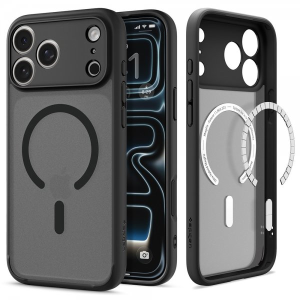Spigen iPhone 17 Pro Max Cover Ultra Hybrid MagFit Frost Black