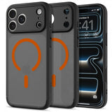 Spigen iPhone 17 Pro Max Cover Ultra Hybrid MagFit Frost Black Orange
