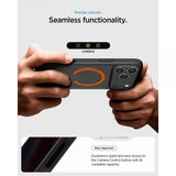 Spigen iPhone 17 Pro Max Cover Ultra Hybrid MagFit Frost Black Orange