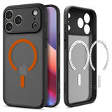 Spigen iPhone 17 Pro Max Cover Ultra Hybrid MagFit Frost Black Orange