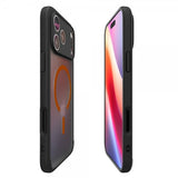Spigen iPhone 17 Pro Max Cover Ultra Hybrid MagFit Frost Black Orange