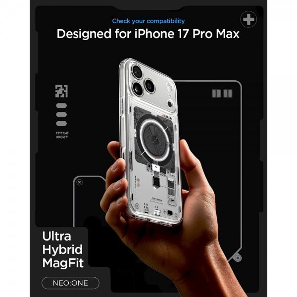 Spigen iPhone 17 Pro Max Cover Ultra Hybrid Neo One MagFit