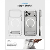 Spigen iPhone 17 Pro Max Cover Ultra Hybrid S MagFit Klar Hvid